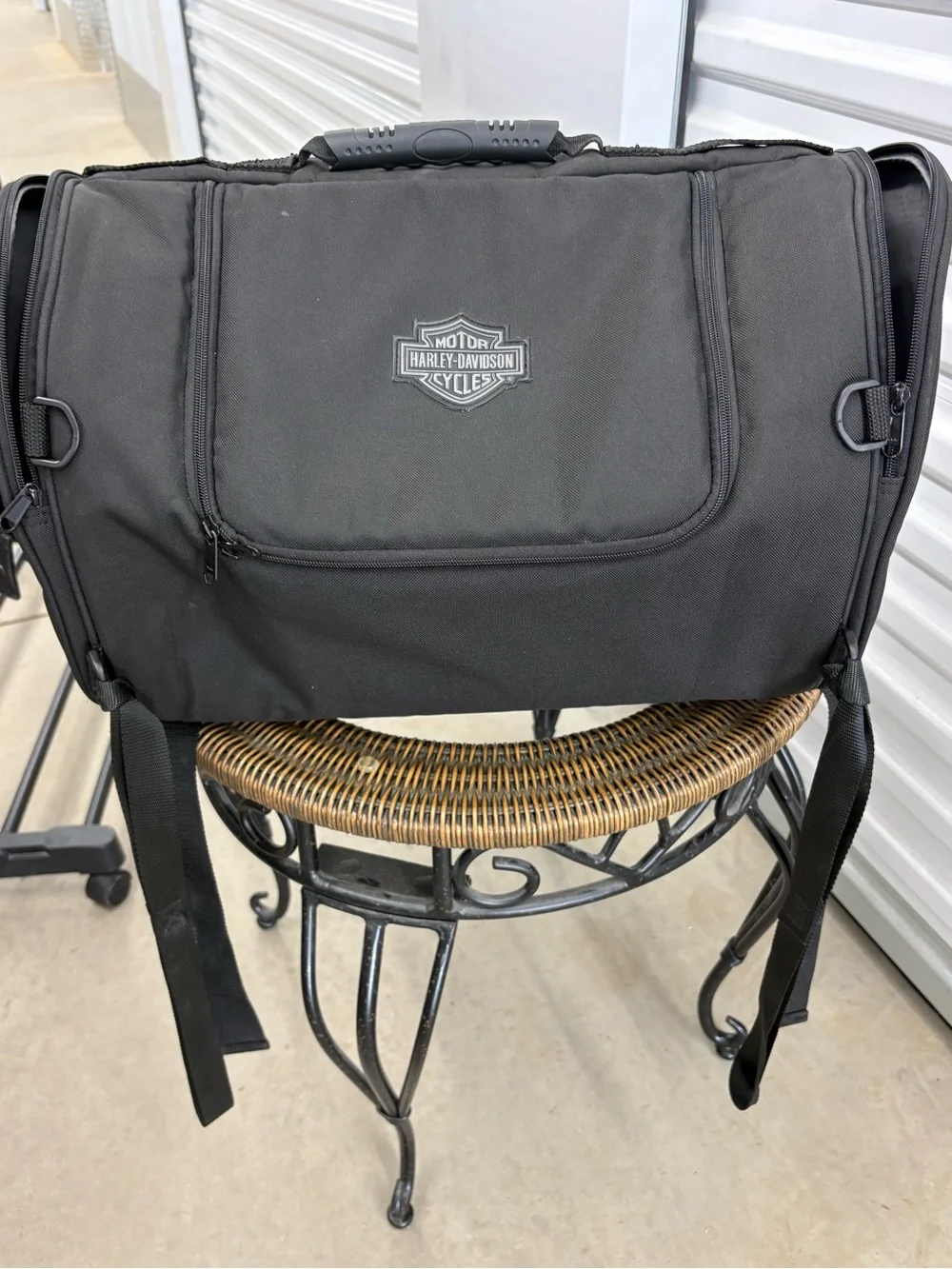 Harley-Davidson ultra-fit overnight Black Logo Duffel Bag